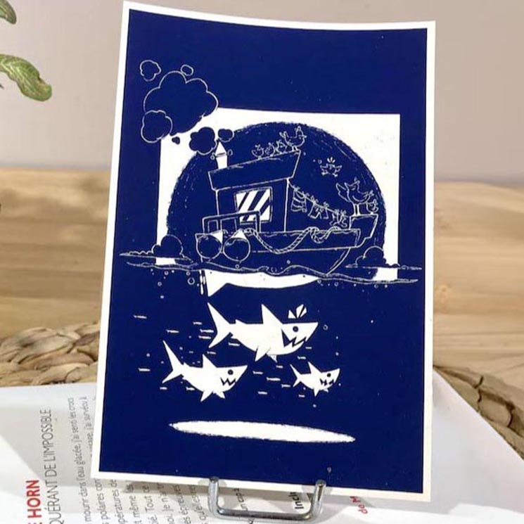 Sérigraphie — Nuit Pélagique